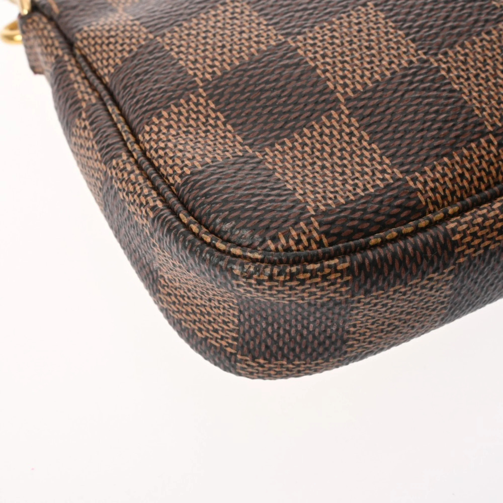LOUIS VUITTON Authentic Brown Damier Canvas Pochette Pouch - Picture 7 of 11